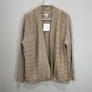 Croft &‎ Barrow Women's Beige Cardigan
